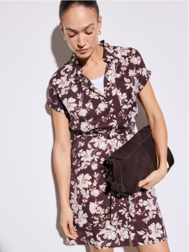 Mohito - Мини рокля тип риза - кафяво