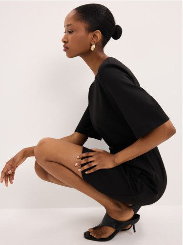 Mohito - Мини рокля с колан - черен