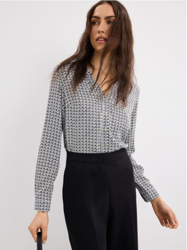 Mohito - Блуза от вискоза - бяло