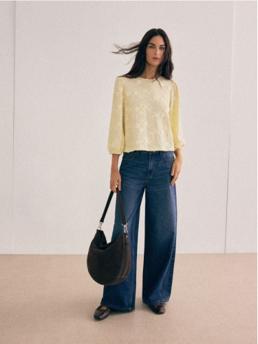 Mohito - Дънки с широк крачол - нави