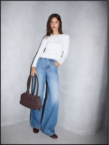 Mohito - Дънки с широк крачол - син