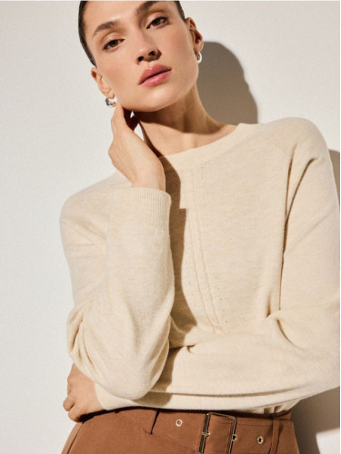 Mohito - Пуловер basic - бежово