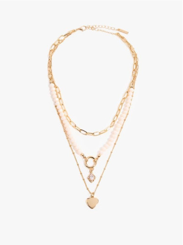 Mohito - Троен гердан - златно