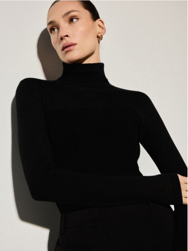 Mohito - Блуза с поло яка - черен