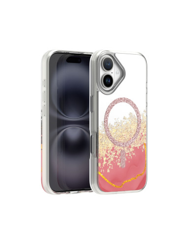 Кейс Epoxy Mag за iPhone 17 (6.3) розов