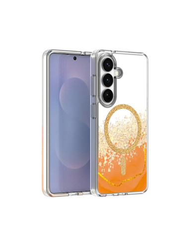 Кейс Epoxy Mag за Samsung Galaxy S26 оранжев