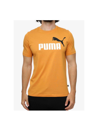 PUMA Essentials+ 2 Col Logo Tee Orange