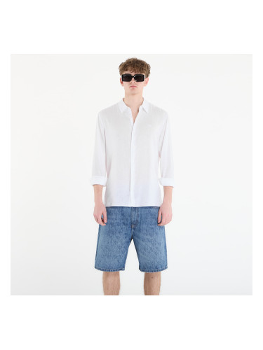 Риза Calvin Klein Ls Solid Linen Classic Shirt White M