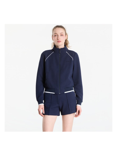 Суитшърт GUESS Sarah Pique Hn Full Zip Jacket Daring Ocean XS