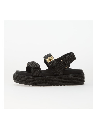 Сникърси Steve Madden Bigmona Blk Raffia EUR 38