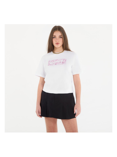 Тениска Karl Lagerfeld Jeans Reg Floral Logo Tee White S
