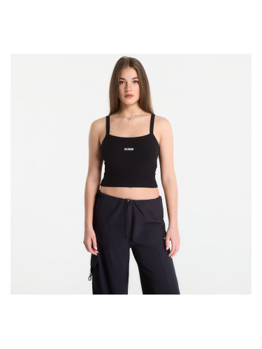 GUESS Stella Rib Tank Top Jet Black XS