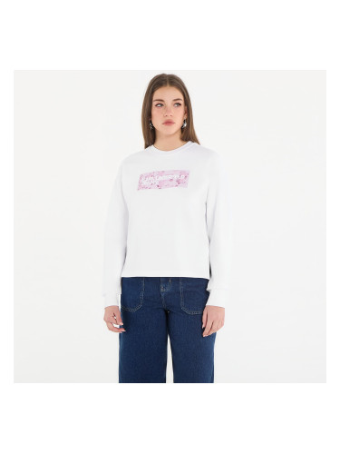 Суитшърт Karl Lagerfeld Jeans Reg Floral Logo Sweat White XS