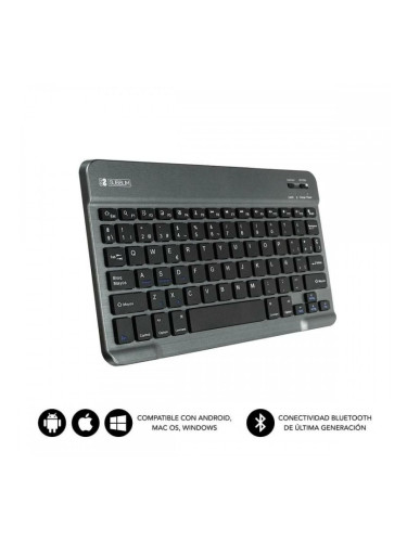 Клавиатура Subblim SUB-KBT-SM0002 Сив Испанска Qwerty