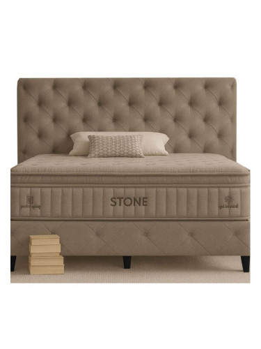Спалня с матрак Stone Taupe Sb38