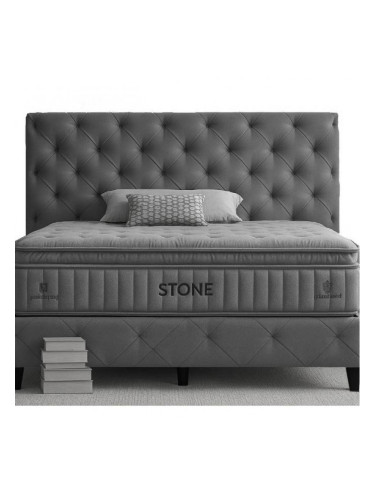 Спалня с матрак Stone D.Grey Sb06