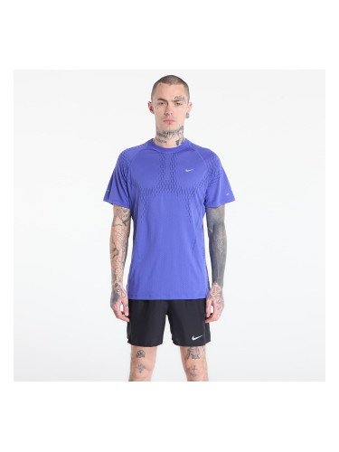 Тениска Nike Stride Plus Men's Dri-FIT ADV Short-Sleeve Running Top Lapis/ Deep Royal Blue/ Reflective Silv L