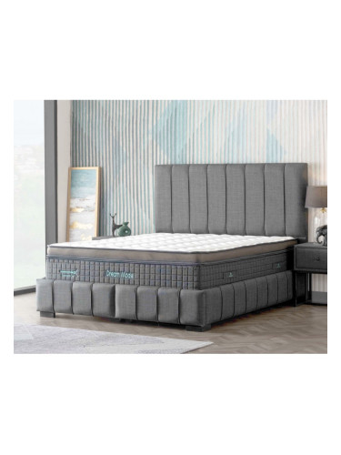 Спалня с матрак Dream Mode Med.Grey Sb54