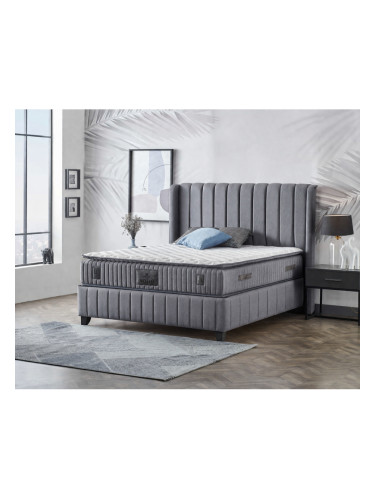 Спалня с матрак Soho.Light Grey Sb20