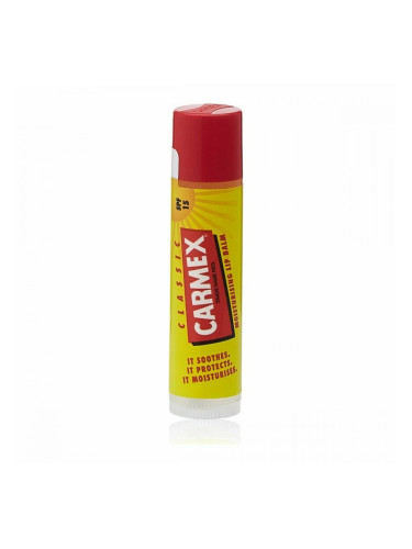 Хидратиращ балсам за устни Carmex Classic Жълт Черен Spf 15 Stick