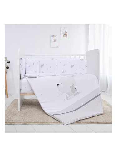 Lorelli СЕТ SMILE LITTLE RABBITS СИВО