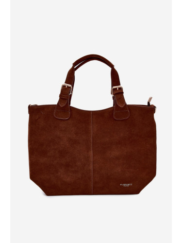 Чанта Flora&Co Camel Clarette