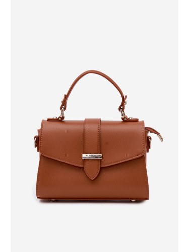 Чанта през рамо Flora&Co Camel