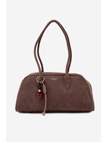 Дамска чанта Flora&Co, изработена от еко велур