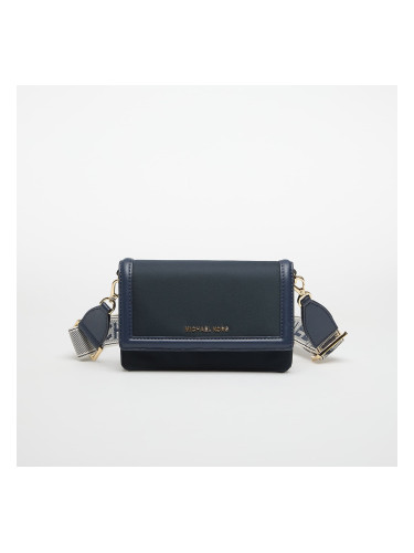 Michael Kors Jet Set Small Nylon Gabardine Smartphone Crossbody Bag Navy Universal