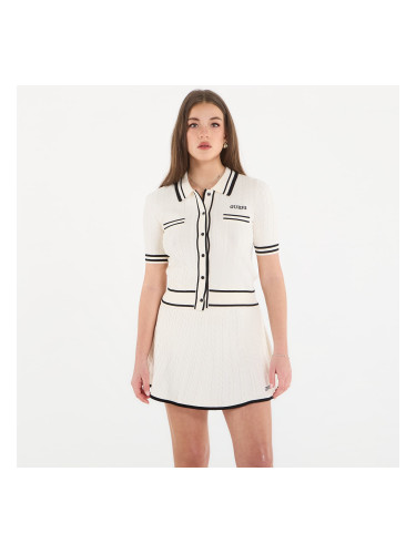 Пуловер GUESS Shari Polo Cardi Sweater Dove White XS