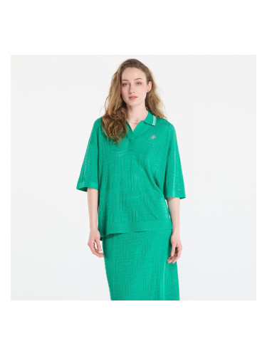 Тениска Tommy Hilfiger Swimshop Viscose Silk Open Polo Jade Wink XS
