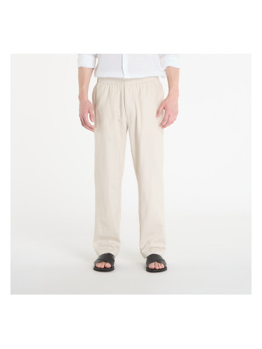 Панталони Calvin Klein Straight Linen Pull On Pant Oatmeal Melange M