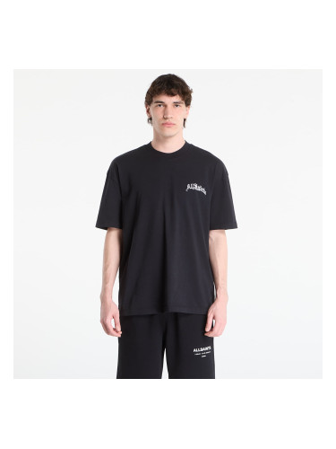 Тениска AllSaints Descent SS Crew Tshirt Washed Black S