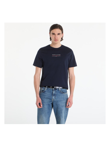 Тениска Tommy Hilfiger Brand Love Lockup Tee Navy S