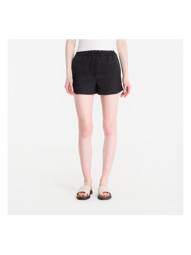 Къси панталони Tommy Hilfiger Ess Linen Pull On Short Black XS