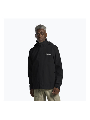 Мъжко яке за дъжд Jack Wolfskin Trailtime 2L black