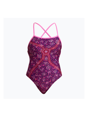 Дамски бански костюм от една част Funkita Strapped In One Piece walk together