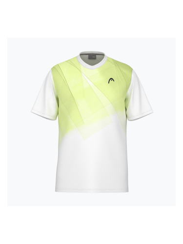 Мъжка тениска за тенис HEAD Topspin print vision m/lime