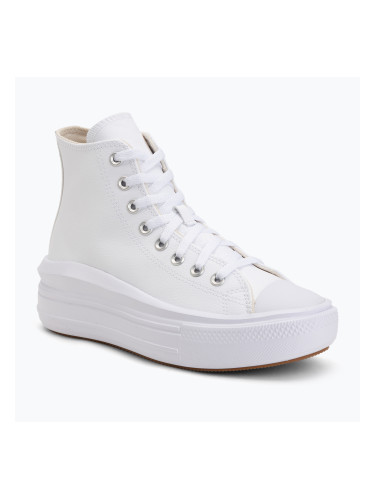 Дамски кецове Converse Chuck Taylor All Star Move Platform Leather white