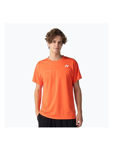 Мъжка тениска/фланелка за тенис YONEX 10728 Crew Neck cyber orange