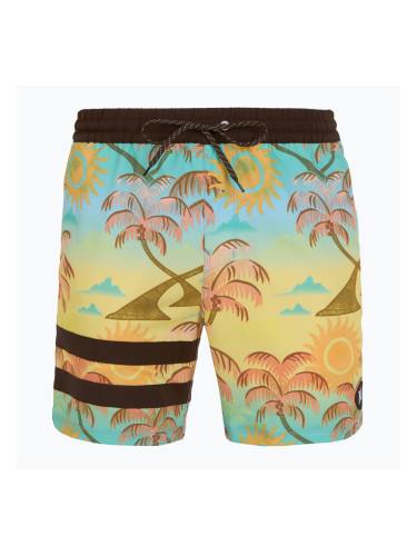 Мъжки къси панталони Hurley Phantom Eco Block Party Volley 17" с ананас