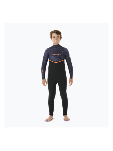 Rip Curl Flashbomb 4/3 mm Chest Zip purple night детска пяна за плуване