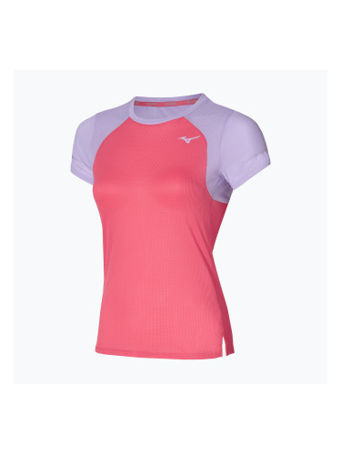 Дамска тениска за бягане Mizuno DryAeroFlow Tee sunkissed coral