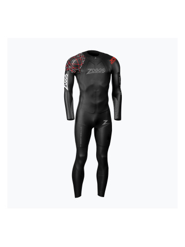 Мъжка пяна за плуване Zoggs Ow Myboost Shell Fs 3.2 mm black/red