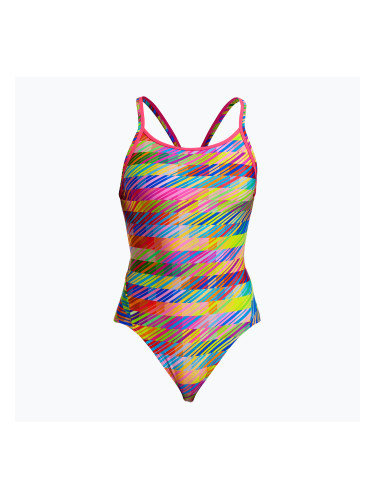Дамски бански костюм от една част Funkita Diamond Back One Piece static stack