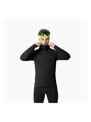 Мъжки суитшърт за бягане DYNAFIT Alpine Hooded black out