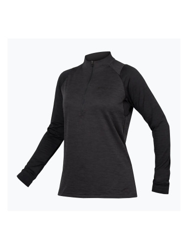 Дамска колоездачна блуза с дълъг ръкав Endura Singletrack Fleece black