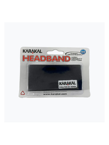 Лента за глава Karakal Headband black