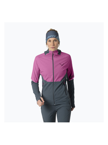 Дамско яке за бягане DYNAFIT Alpine hybrid magenta