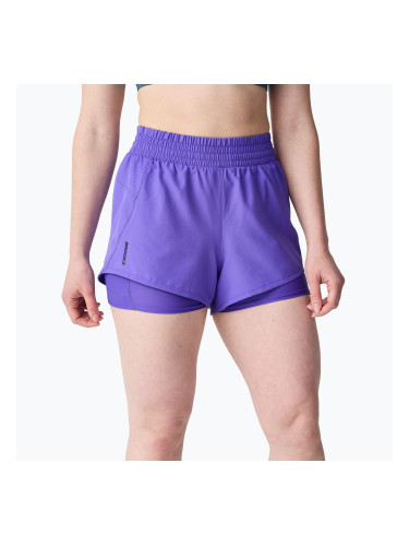 Дамски шорти за бягане Brooks Dash 2in1 violet